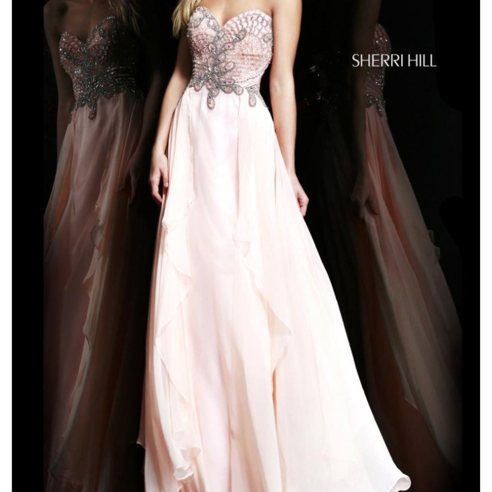 Sherri Hill Strapless Gown